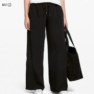 LULULEMON Navy Blue Wide-Leg Athletic Pants
